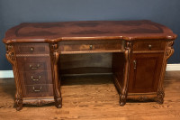 Office Desk walnut wood