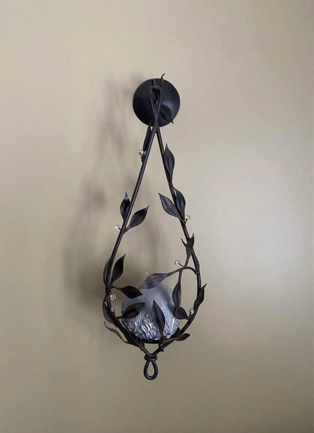 Metal Hanging Candle Wall Decor in Home Décor & Accents in Hamilton