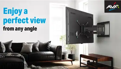 Brand New in Box! CXL65-F: Full Motion TV Wall Mount ITM No. 8782021 Enjoy a perfect view from any a...