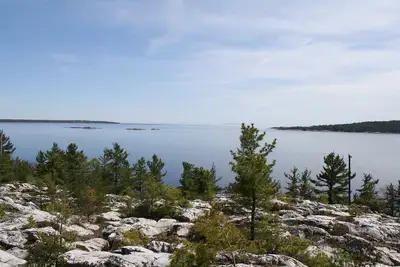 KILLARNEY ACREAGE | $120000 3.5 acres of boat-access-only waterfront on Georgian Bay in Killarney Ra...