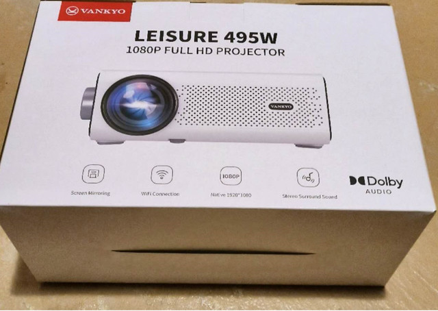 VANKYO Leisure 495W 1080p dolby movie projector