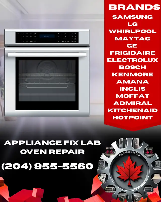 Stove, Oven and Cooktop & other Appliance Repair Winnipeg62864360308483121