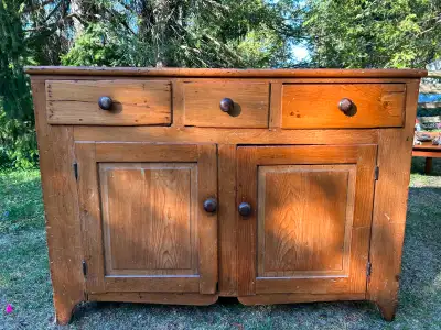 Antique Pine Buffet, View more