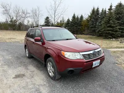 2009 Subaru Forester AWD – Runs Well – Winter Tires – Tow Hitch – Roof Rack Price: $3,450 OBO Locati...