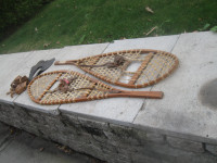 Authentic Canadian Wooden Snowshoes
