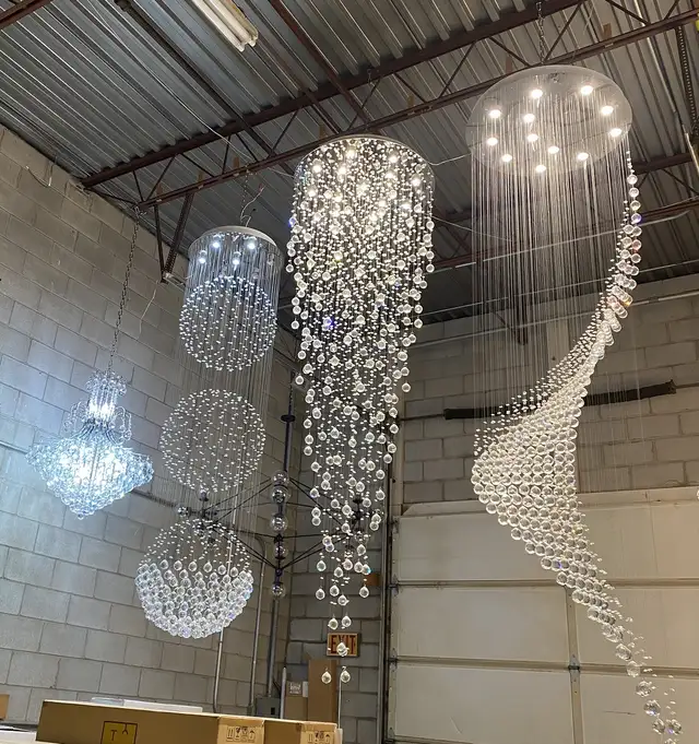 LED Chandelier A in Indoor Lighting & Fans in Hamilton - Image 3