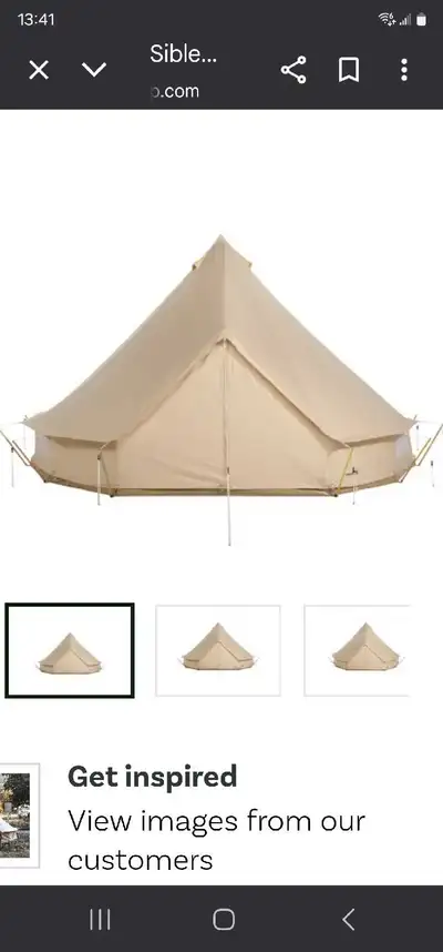 CanvasCamp 6-8 person tent, View more