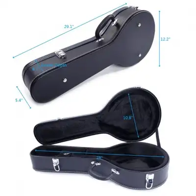 High-quality material: The case is made of high-quality wood, leather, foam, plush and hardware acce...