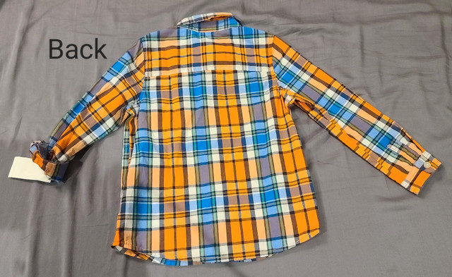 NEW! Boys Oshkosh Orange & Blue Shirt - 5T in Clothing - 5T in Mississauga / Peel Region - Image 4