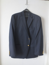 44R blue Lauren Ralph Lauren gold buttons sport jacket blazer