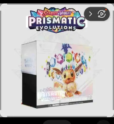 Pokemon prismatic evolutions , View more