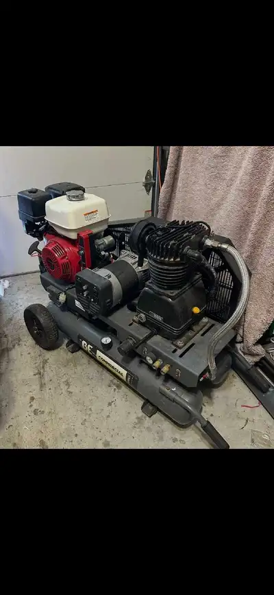 PORTABLE GAS AIR COMPRESSOR/GENERATOR COMBO, View more