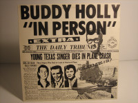 BUDDY HOLLY "IN PERSON" VOLUME #2 LP VINYL RECORD ALBUM