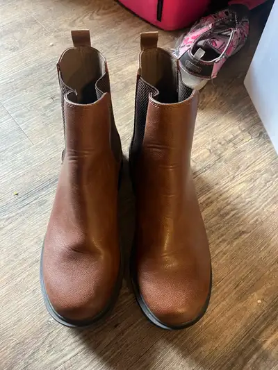 New women’s size 11 brown ankle boots, View more
