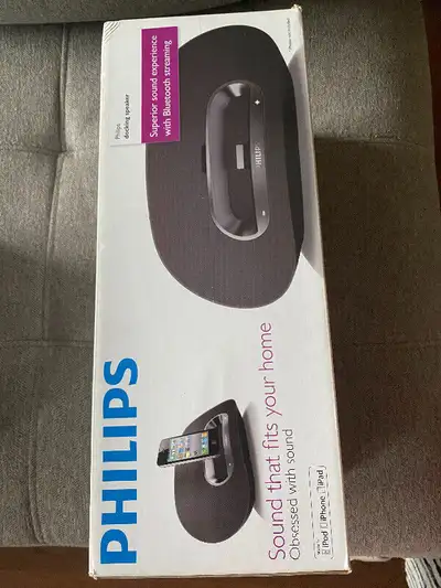 Brand new in the original box. Made for iPod iphone iPad, superior sound experience with Bluetooth s...