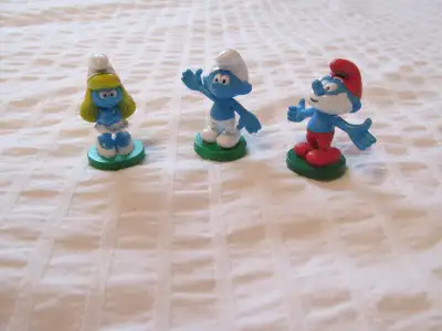 SCHTROUMPFS SMURF FIGURINES DECORATION GATEAU CAKE TOPPER PEYO, View more