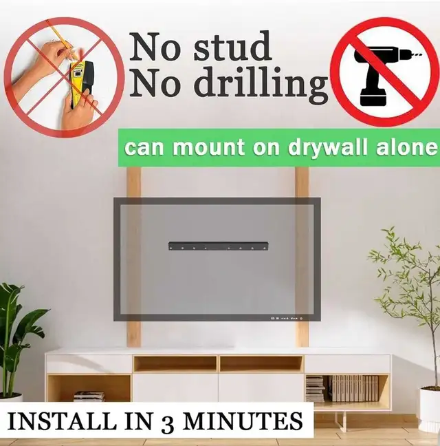 Auoace TV Wall Mount in Video & TV Accessories in Oshawa / Durham Region - Image 4