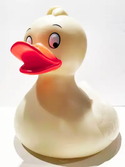 VTG Prestige JUMBO Rubber Duckie Duck Hard Plastic Yellow Ducky, View more