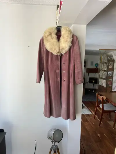 vintage suede coat, View more