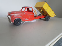 Hubley dump truck, 1957 Ford, cast metal