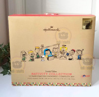 Hallmark Peanuts Gallery Snoopy Nativity Set Limited Edition