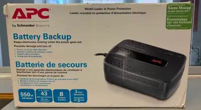 APC Battery Backup 550VA, View more