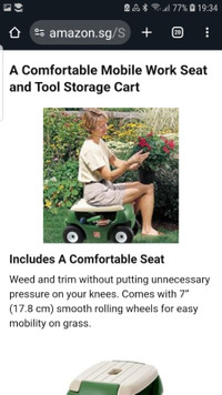 Step 2. Mobile Garden Seat