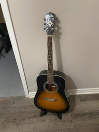 GWL acoustic guitar with amp plug in.