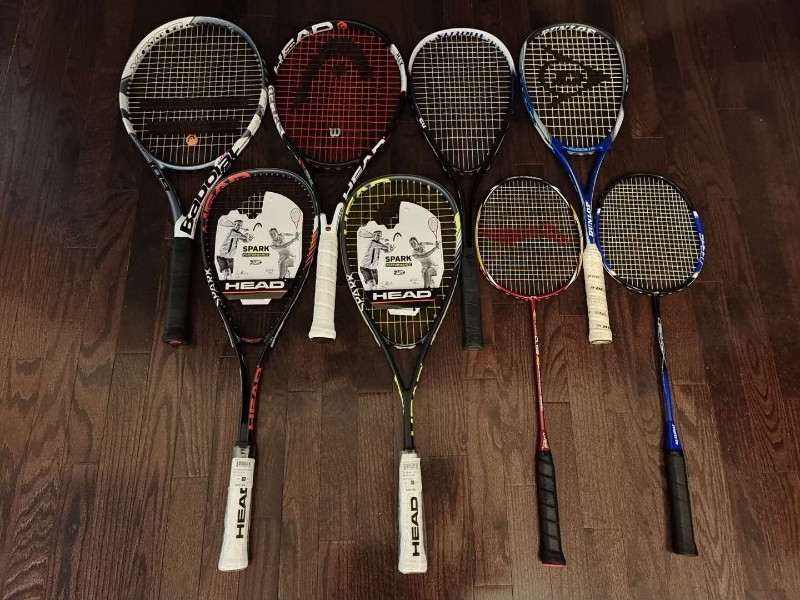 Tennis / Squash / Bedminton Rackets for Sale Tennis & Racquet