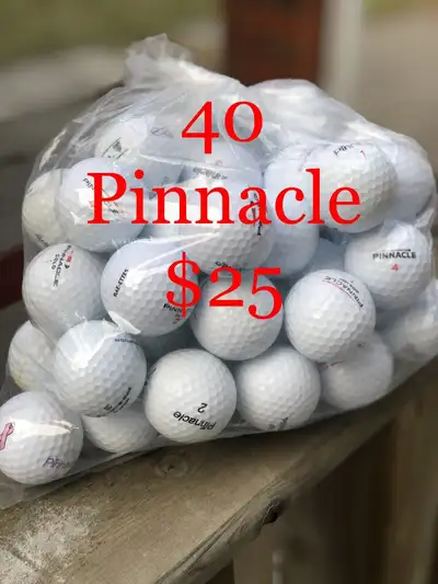 40 PINNACLE GOLF BALLS!! ⛳️⛳️, View more