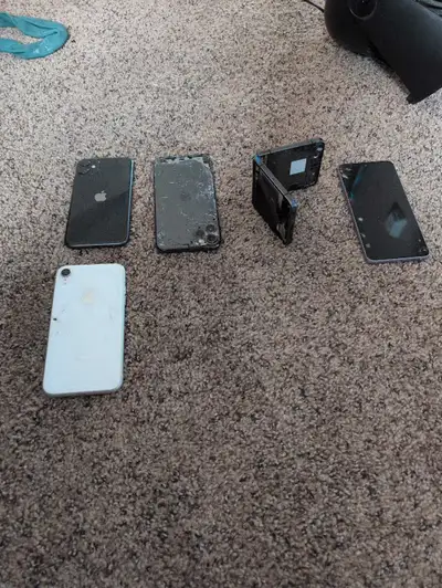 Apple and Samsung smartphones for parts, View more