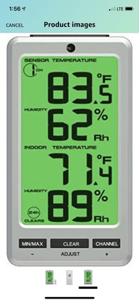 Ambient Weather WS-23 Wireless Thermo-Hygrometer