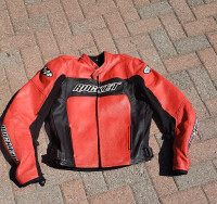 Joe Rocket Leather Motorcycle JacketWith body armour Size 44