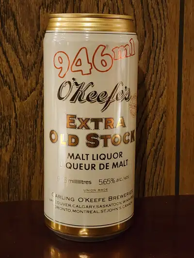 946 ml aluminum can Extra Old Stock Malt Liquor Carling O'Keefe Breweries Excellent condition, never...