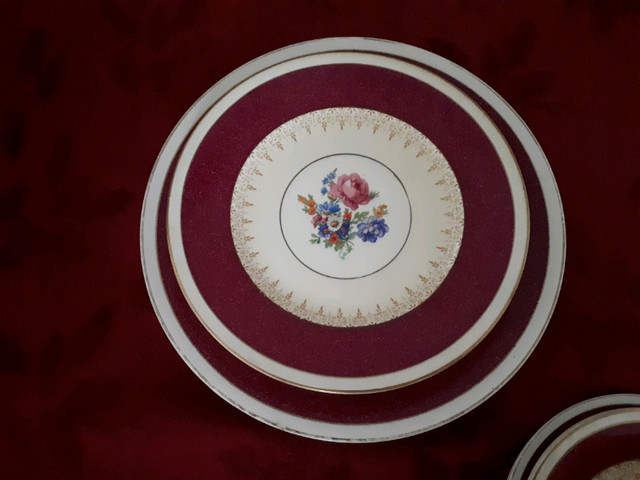 Vintage 26pc British Fine China Dining Set. Burleigh Wear B&L Lt in Arts & Collectibles in City of Halifax - Image 3