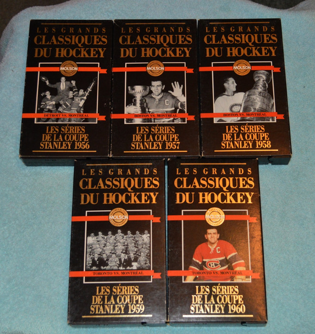 Classiques du Hockey 1956 1960 CH Canadien de Montreal VHS dans CD, DVD et Blu-ray  à Ville de Montréal - Image 2