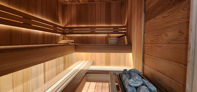Outdoor sauna with wood burning stowe in Other in City of Toronto - Image 3