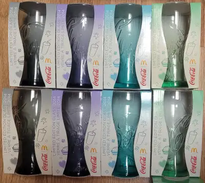 McDonald's Coca Cola COKE Glasses Various Years, View more