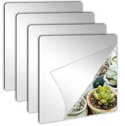 Self-Adhesive Acrylic Mirrors 25x25 cm  ($10 to $12), View more