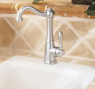 Used PFISTER MARIELLE 1 Handle Bar & Prep Stainless SS Faucet, View more