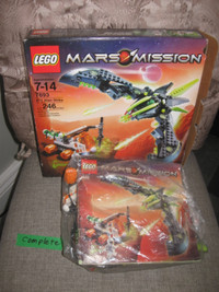 Complete Vintage LEGO 7693 Mars Mission ETX Alien Strike Space