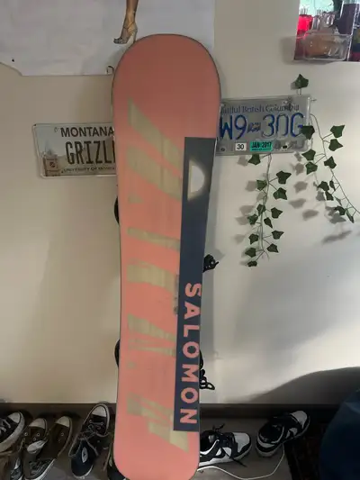 brand new snowboard for sale only road one time , View more