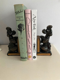 Vintage Poodle Bookends