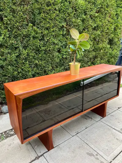 MCM Teak Display Cabinet, View more