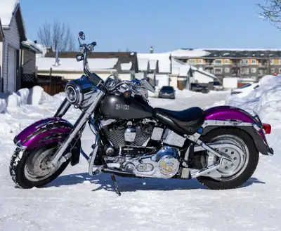 Selling my used 1998 Harley Davidson Fat Boy, a true classic with a unique aesthetic. This bike feat...