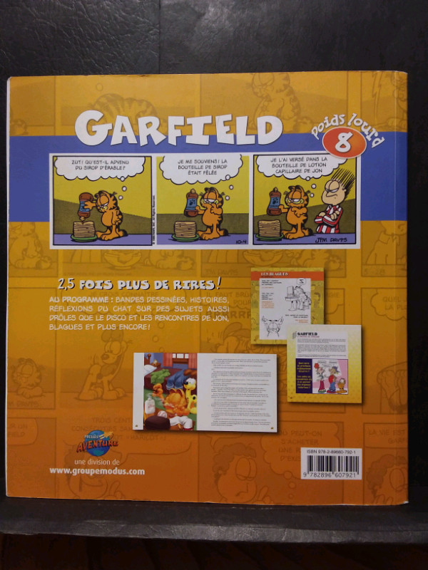 GARFIELD POIDS LOURD #8 dans Bandes dessinées  à Laval/Rive Nord - Image 2