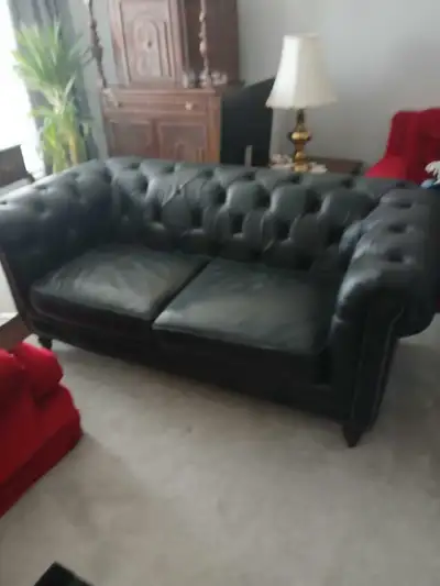 LEATHER COUCH, View more