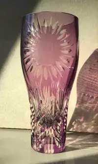 UNUSUAL Crystal Vase
