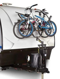 Jack-It Bike rack for RV’s and cargo trailers