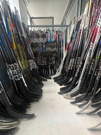HOCKEY STICKS! TOP OF THE LINE PRO STOCK! NEW/USED/RESTORED!